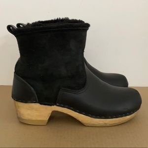 No. 6 Sherling Lined Clog Boots